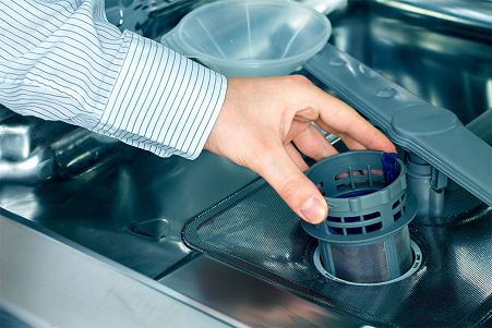 Не сливается вода из посудомоечной машины Bosch