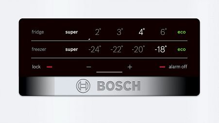На холодильнике Bosch мигает лампочка