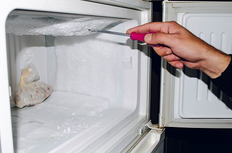 В холодильнике Bosch течет морозильная камера