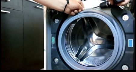 Замена манжеты люка стиральной машины Bosch