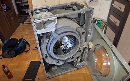 Замена амортизаторов стиральной машины Bosch Logixx