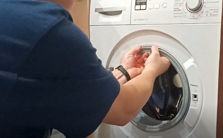 Замена манжеты люка стиральной машины Bosch Classixx